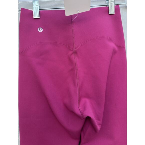 Lululemon Glow Up Super-High-Rise Tight 28" Magenta Smoke size 6 NWT - Picture 6 of 11